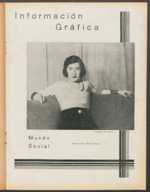 Mundo social. - Señorita Elena Medina Huergo
