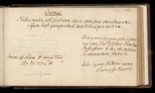 Eintrag (Jena, 03.04.1753) von Joh. Georg Hüttner