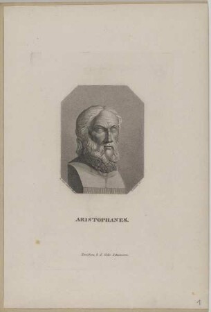 Bildnis des Aristophanes