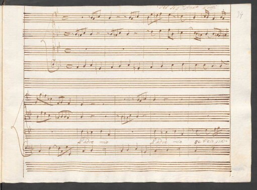 Padre mio; T, vl, vla, bc; c-Moll
