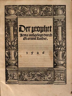 Der prophet Jona, außgelegt