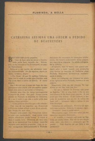 Catharina assigna uma ordem a pedido de Beaurevers