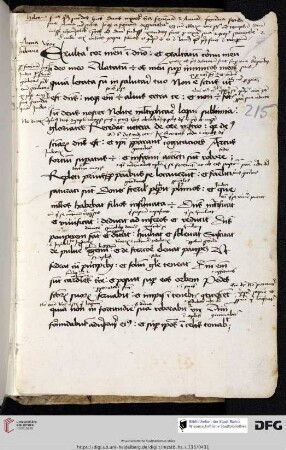 Textstellen des At mit Interlinearglossen