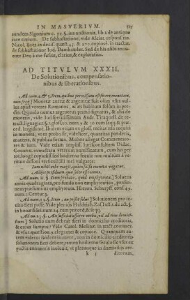 Ad titulus XXXII. - XLIII.