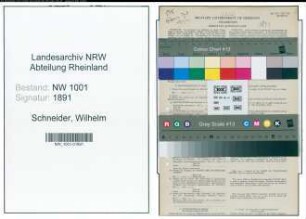 Entnazifizierung Wilhelm Schneider, geb. 24.01.1895 (Sekretaer)