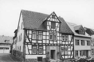 Wohnhaus, Fachwerk; Gelnhausen, Töpfergasse 10