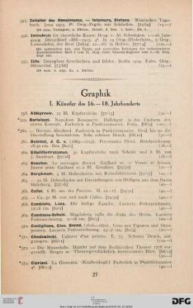 Graphik (Nr. 358-562)