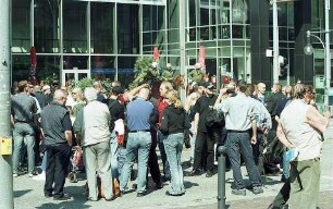 Freiburg im Breisgau: Demo gegen einen NPD-Aufmarsch in Freiburg