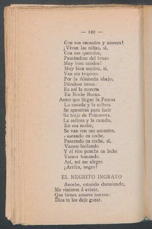 El negrito ingrato.