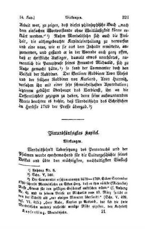 Vierundfünfzigstes Kapitel. Wirkungen