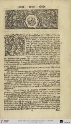[Diarium von der Krönung]