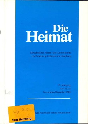 Heft 11/12 November/Dezember 1988