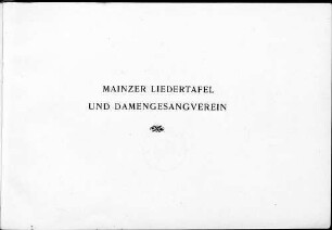 Mainzer Liedertafel und Damengesangverein