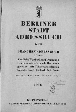 1956_3: Branchen-Adressbuch