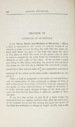 Chapter VI. Strength of materials.