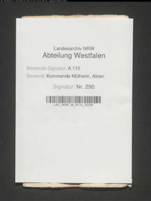 Pachtregister der Kommende Waldenburg.
