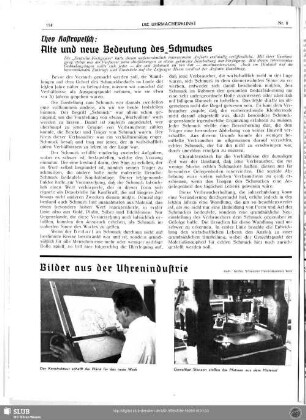 Alte und neue Bedeutung des Schmuckes