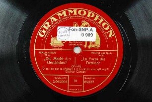 "Die Macht des Geschickes" : O du, die nun in Ewigkeit / (Verdi)
