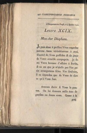 Lettre XCIX.