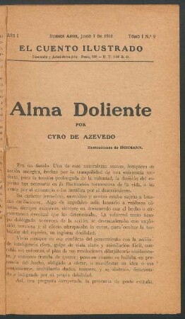 Alma doliente : Ilustraciónes de Hohmann.