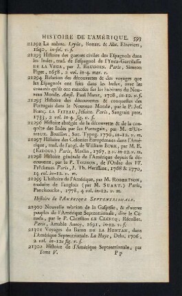 593-594, Histoire de l´Amérique Septentrionale
