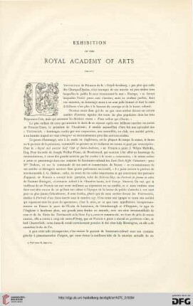 1: Exhibition of the Royal Academy of Arts, [2]