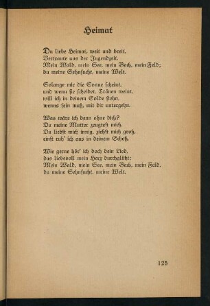 125-126, Heimat - Weltfrieden