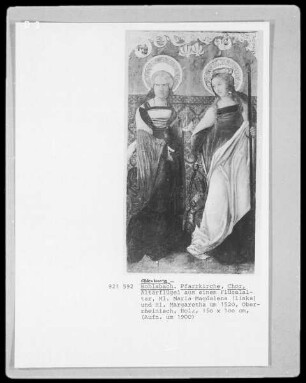 Die heilige Maria Magdalena und die Heilige Margaretha
