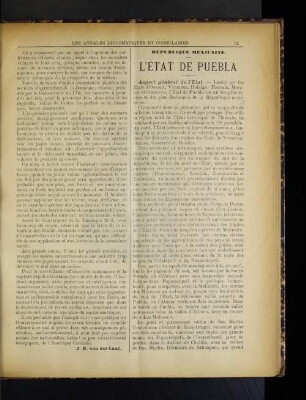 L'État De Puebla.