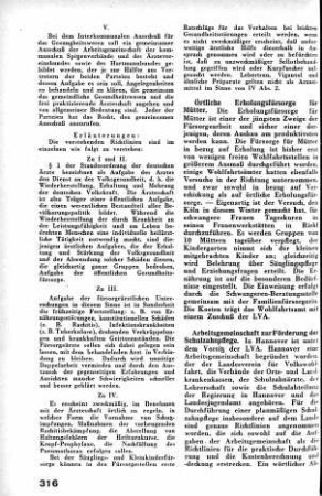 Örtliche Erholungsfürsorge für Mütter [Gesundheitsfürsorge]