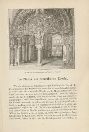 Die Plastik der romanischen Epoche.
