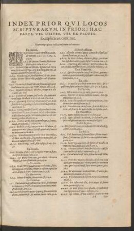 Index Prior Qui Locos Scripturarum ... continet.