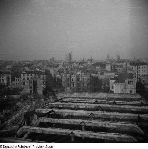Leipzig-Zentrum, Blick auf den Augustusplatz, Panorama Teil 2 Mitte