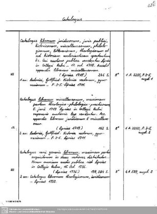 Catalogus librorum