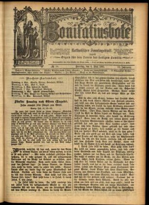 Erste Ausgabe vom Sonntag, den 04. Mai 1902.