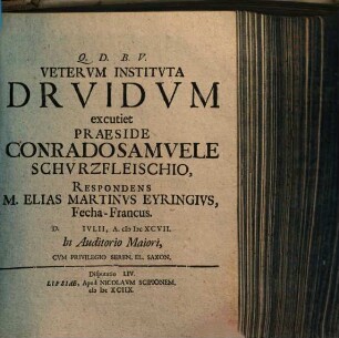 Vetervm Institvta Drvidvm