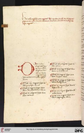 Kapitelverzeichnis Buch IV