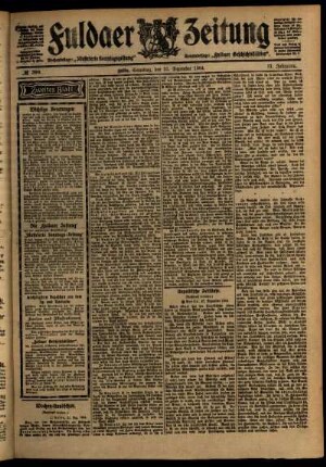 Zweite Ausgabe vom Samstag, den 31. Dezember 1904.