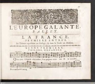 Première Entrée