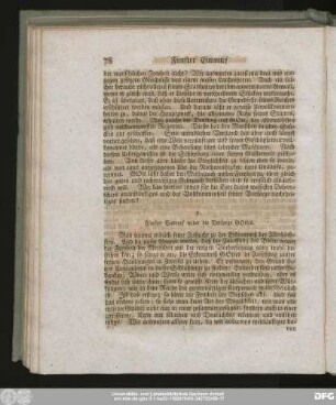 9. Fünfter Einwurf wider die Vorsorge Gottes.