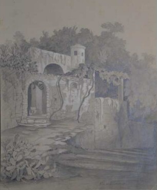 Gartenmauer in Vico