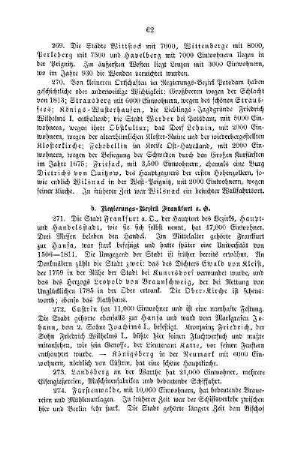 b. Regierungs-Bezirk Frankfurt a. O.