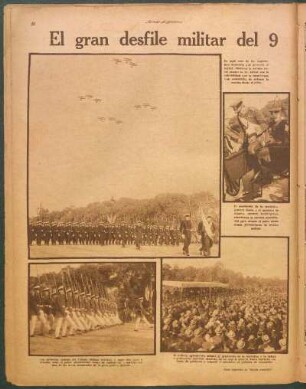 El gran desfile militar del 9 [Fotografías]