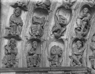 Westportal — Archivolten: Propheten und Könige