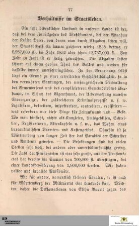 Verhältnisse im Staatsleben