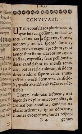 103-105, Convivari; Damna Vitare