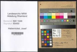 Entnazifizierung Josef Habernickel , geb. 05.11.1904 (Arbeiter)