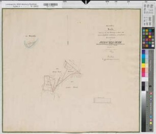 Olfen (Olfen), Teilung der Gemeinschaftsgrundstücke in der 1840 geteilten Eversumer Heide, Brouillonkarte