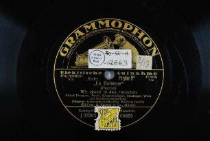 "La Bohême" : Wie eiskalt ist dies Händchen / (Puccini)