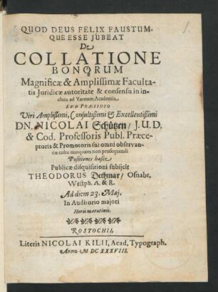 De Collatione Bonorum